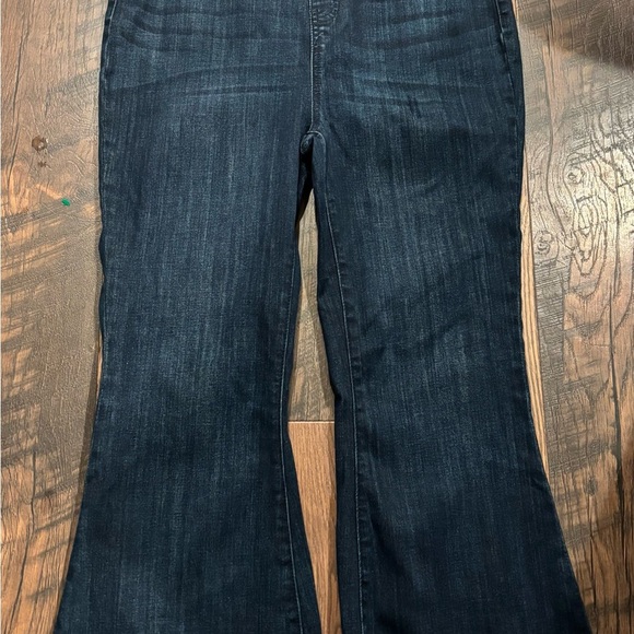 Judy Blue Pull On Super Flare Jean Dark Wash size 13/31 Great condition ! - Picture 8 of 16